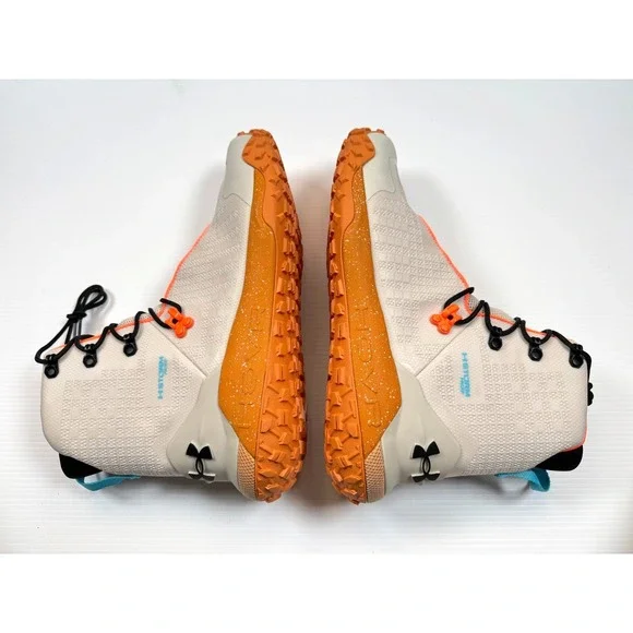 Under Armour HOVR Dawn 2.0 Boots Men's 13 NWOB Storm Waterproof Lace Up Orange